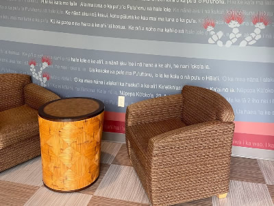 Meeting with Hawaiian language students and teachers